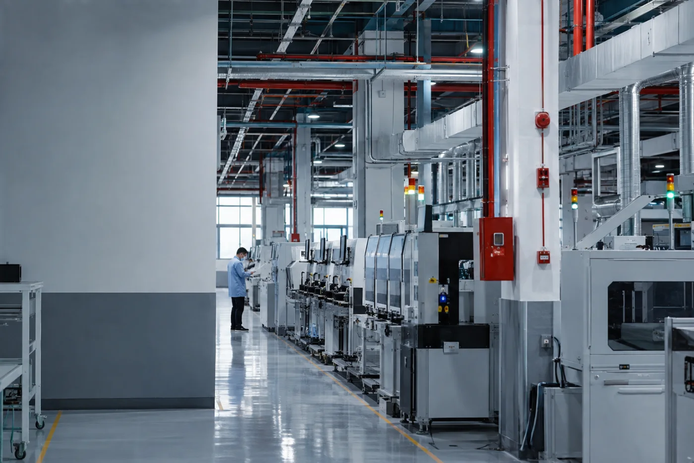 Industrial production and fire protection systems documented for review